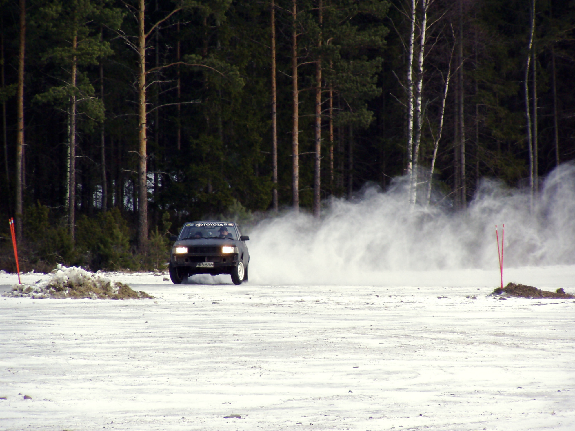 X-Treme talviajot 12.3.2005, Mattamusta DX Corolla jÃ¤Ã¤llÃ¤