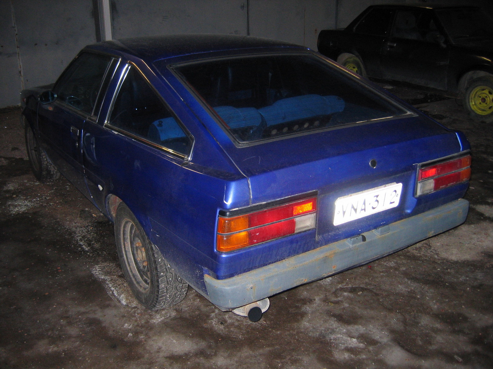 Toyota Corolla Coupe TE-71 4A-GE, Huutoputki paikallaan