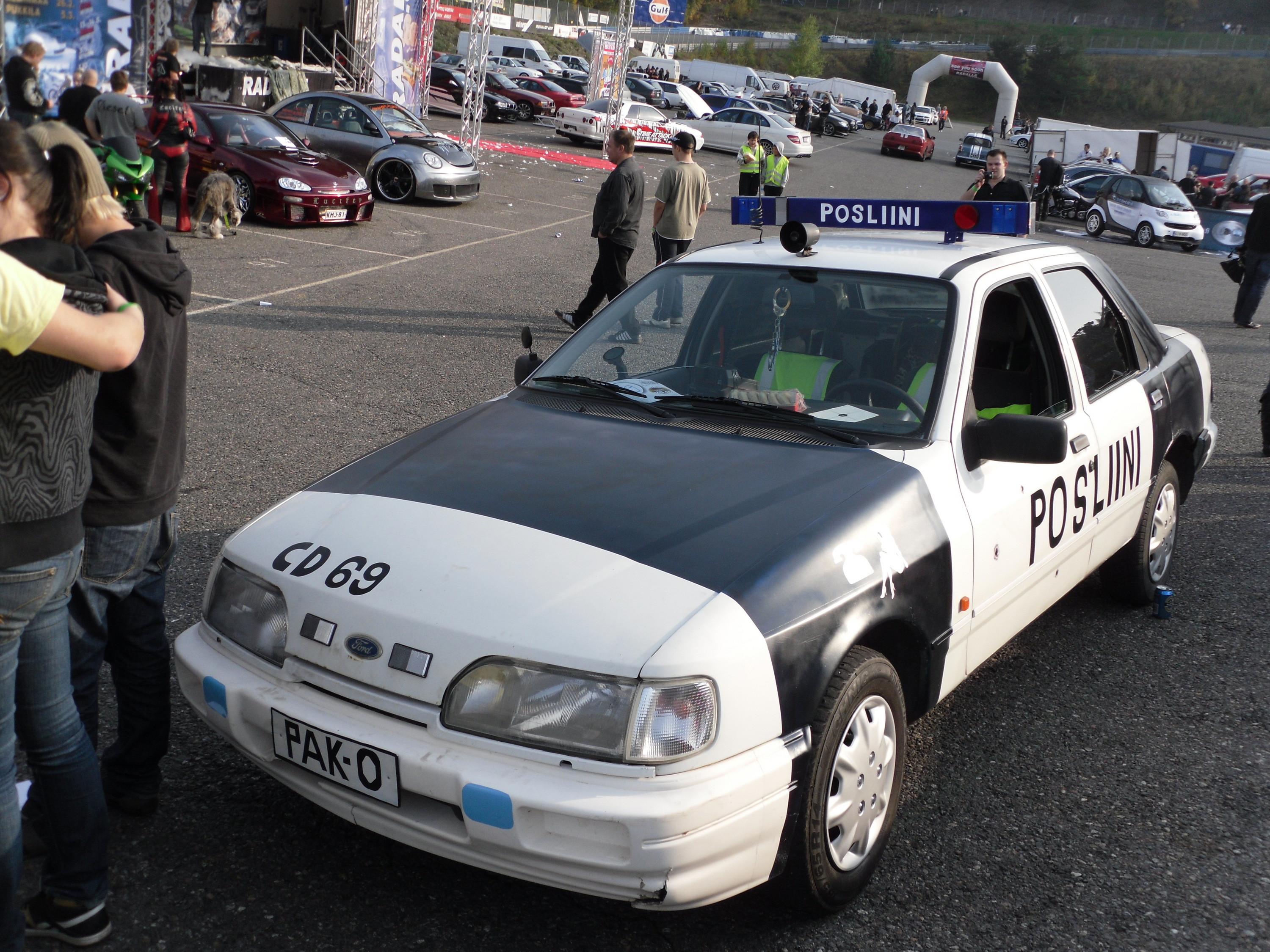 Radalle.com finals Ahvenisto 25.9.2010, Posliini Ford Sierra PAK-O CD 69