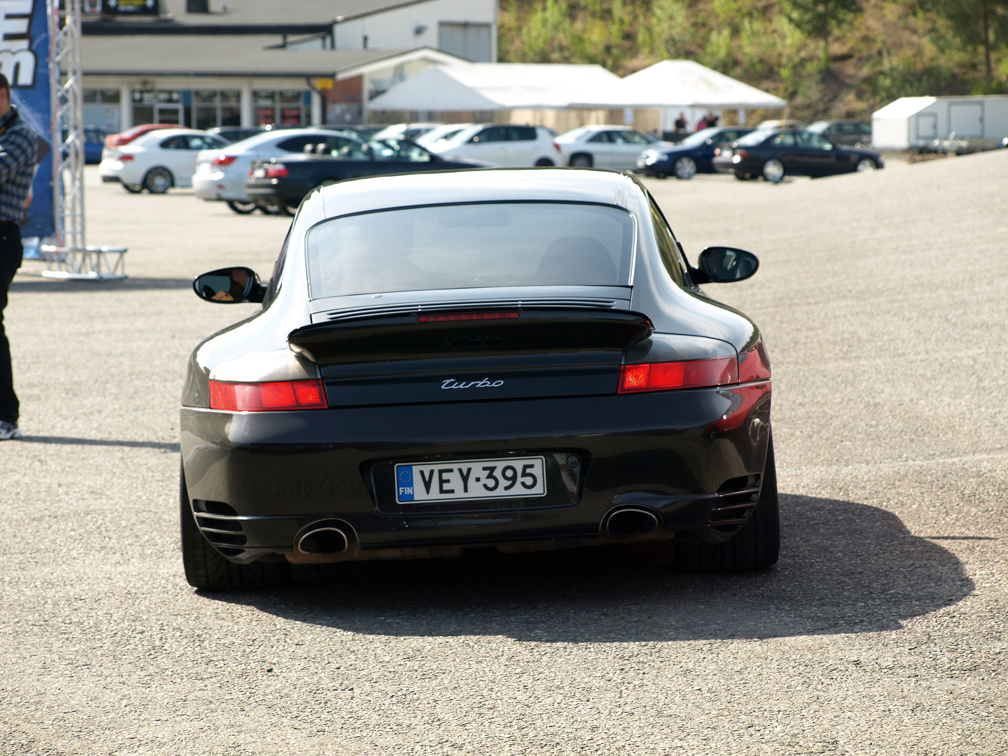 Radalle.com Ahvenisto 14.5.2011, Musta Porsche 911 turbo