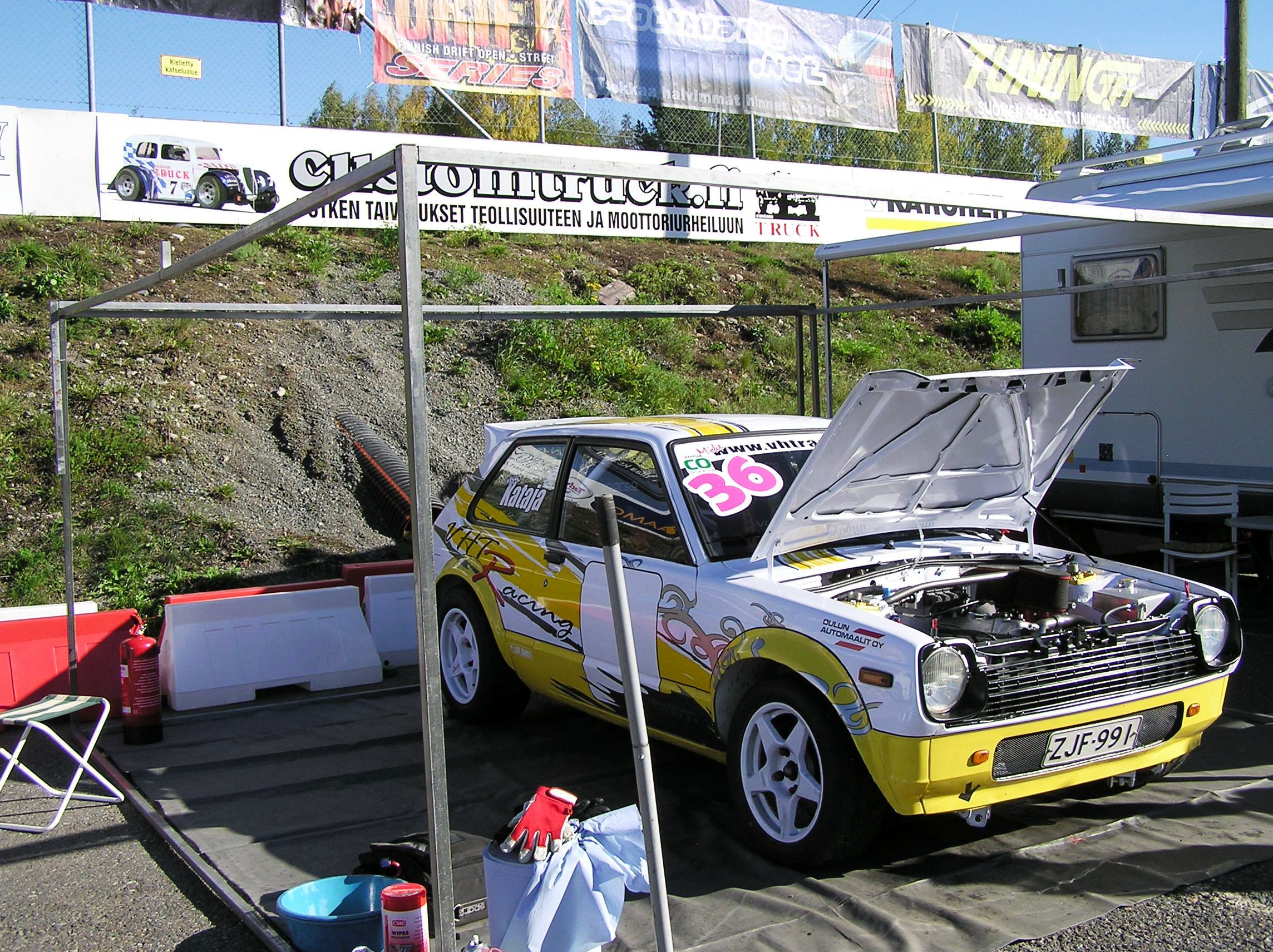 Radalle.com Finals Ahvenisto 1.10.2011, Timeattack OMT, Katajan Toyota Starlet VhtRacing