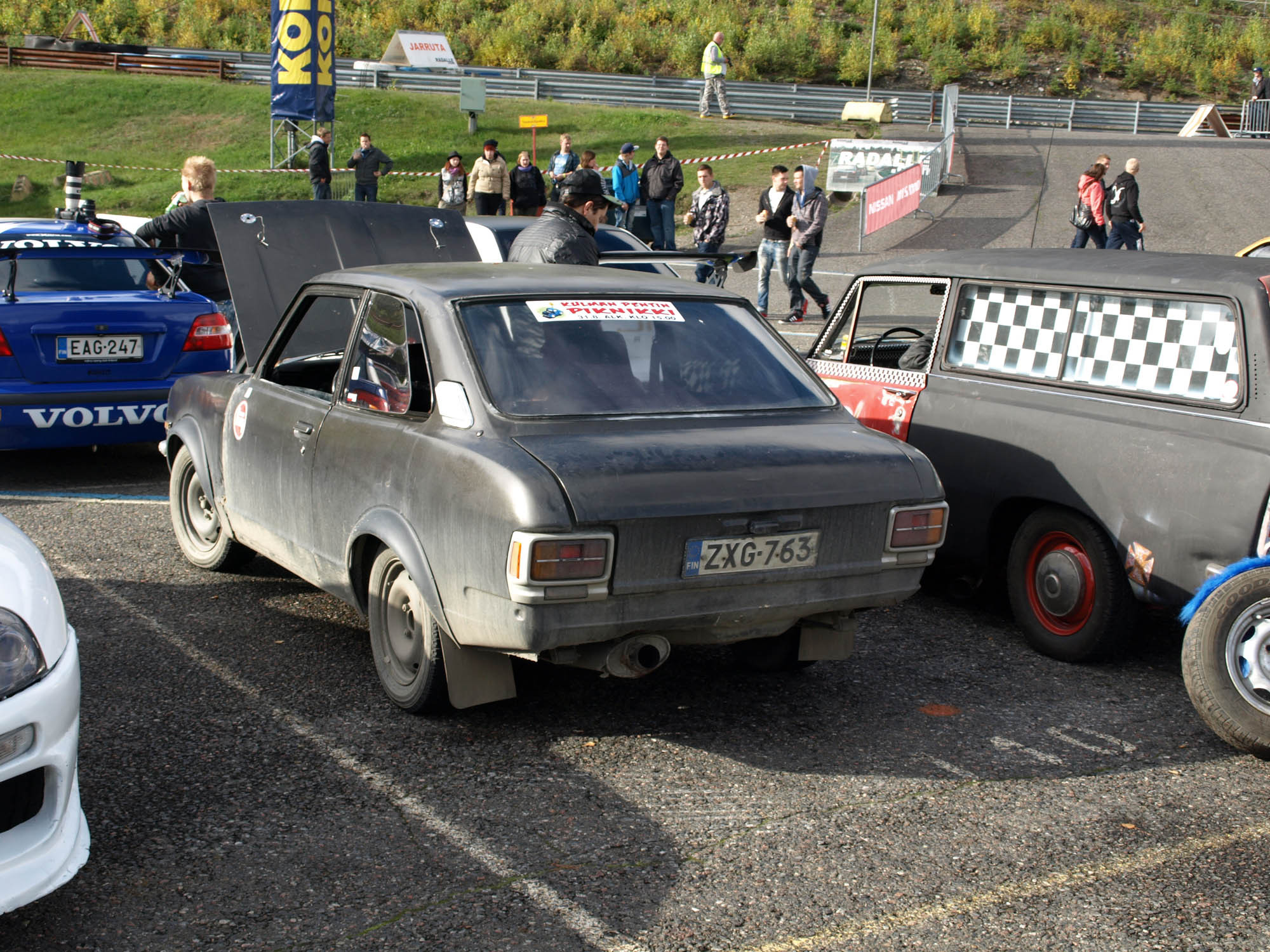 Radalle.com Ahvenisto Finals 28.9.2013, Timeattack OMT, Musta Toyota Corolla